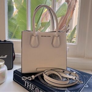 Michael Kors Mercer Medium Leather Accordion Crossbody Bag